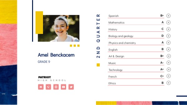HIGH SCHOOL GRADES