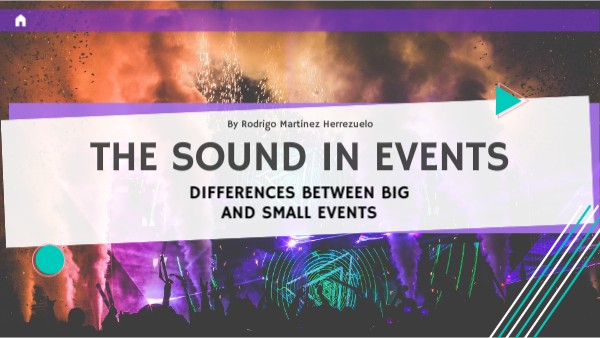 THE SOUND IN EVENTS | Genially