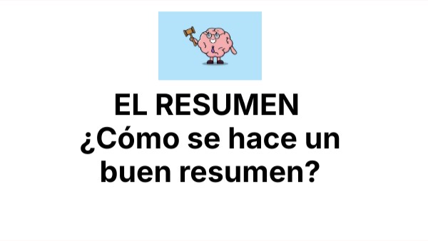 el resumen