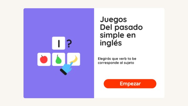 Juegos de Inglés pasado simple, Andrés Flores, Francheska Terán