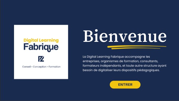 Digital Learning Fabrique | Genially