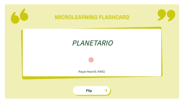 Flashcard microlearning | Genially