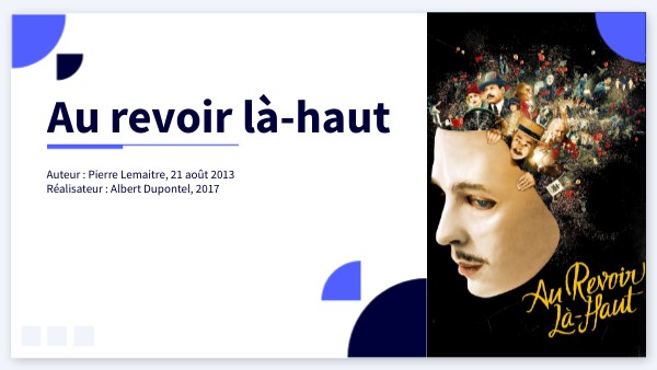 Au revoir là-haut | Genially
