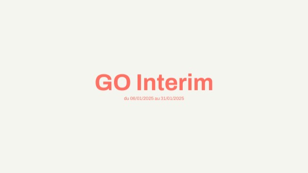 Présentation minimaliste