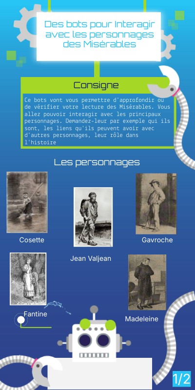 Des bots pour lire les Misérables