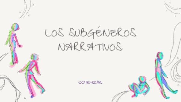 Los subgéneros narrativos: | Genially