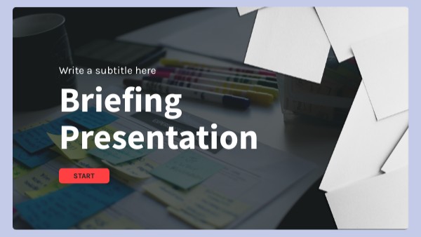 Apresentação Briefing