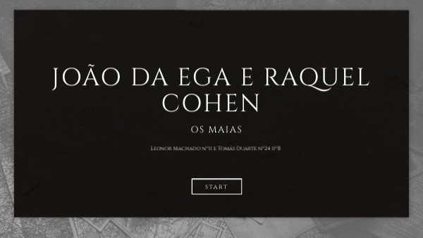 João Da Ega e Raquel Cohen | Genially