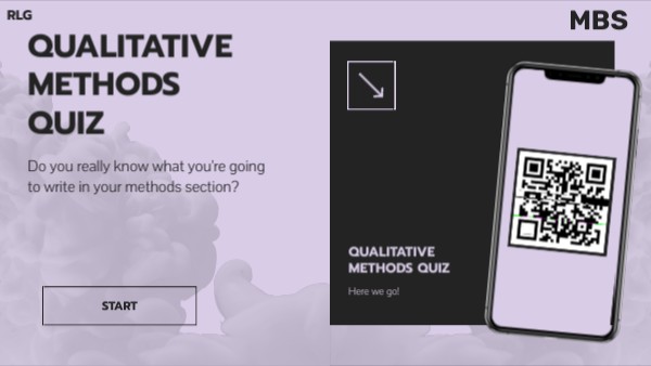 Qualitative Methods Quiz PGE | Genially