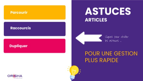 Gestion article | Genially