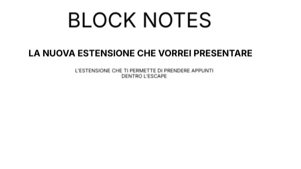 BLOCK NOTES | Genially