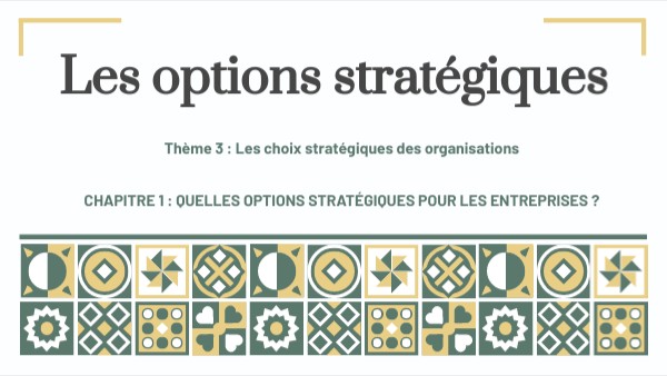 Les stratégies | Genially