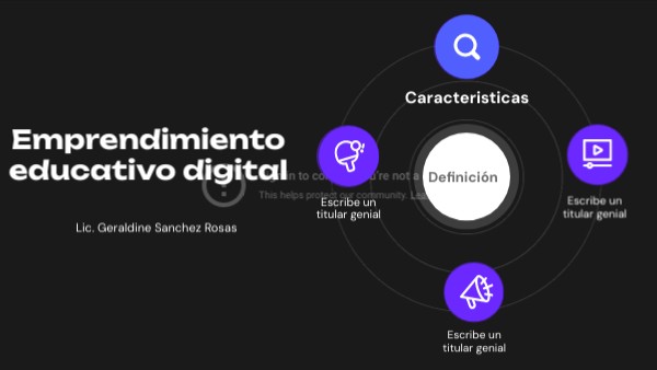 Emprendimiento educativo digital | Genially