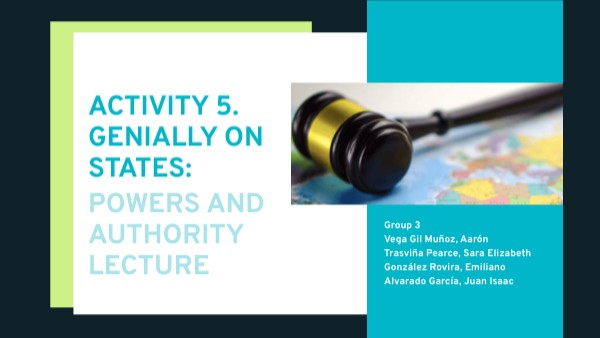 Activity 5. Genially on States: | Genially