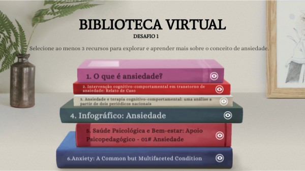 Biblioteca virtual - desafio 1 - turma 2 | Genially