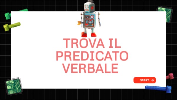 Trova il predicato verbale | Genially
