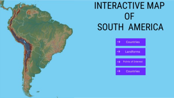 Interactive Map of South America | Genially