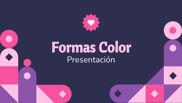 Presentación formas color