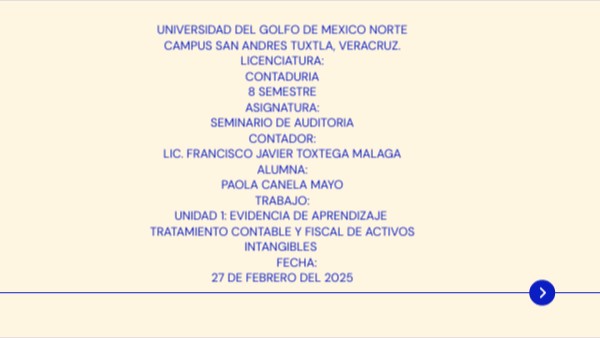UNIVERSIDAD DEL GOLFO DE MEXICO NORTE CAMPUS SAN ANDRES TUXTLA