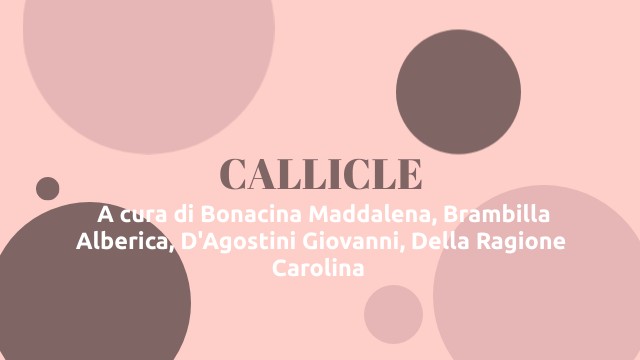 CALLICLE | Genially