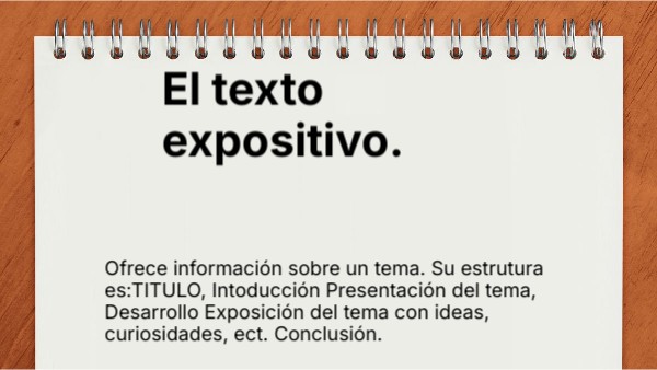 El texto expositivo. | Genially