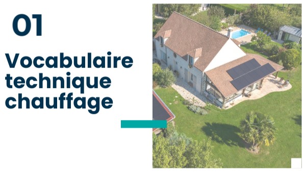2- Vocabulaire technique chauffage | Genially