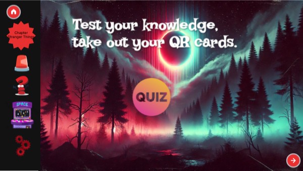 Test your knowledge, take out your QR cards. | Genially