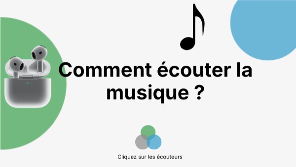 Comment écouter la musique ? | Genially