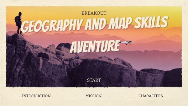 Geography and Map Skills Adventure Breakout | Genially