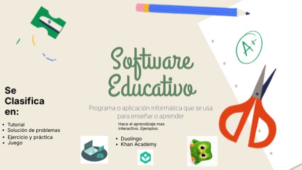 Software Educativo | Genially