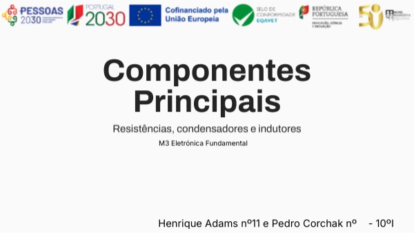 Componentes Principais | Genially