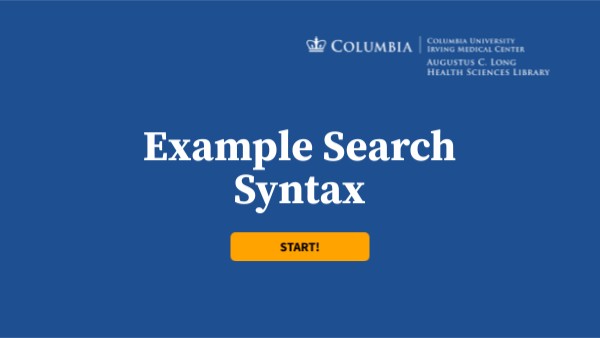 Example Search Syntax | Genially