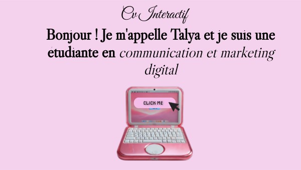 CV interactif | Genially