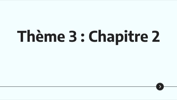 Thème 3 : Chapitre 2 | Genially