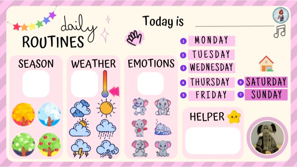 Daily Routines 4YO | Genially