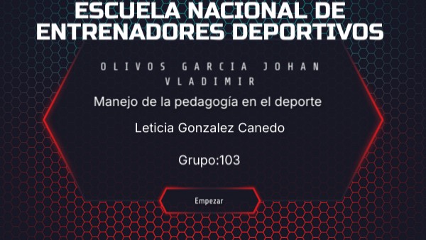 Escuela nacional de entrenadores deportivos | Genially