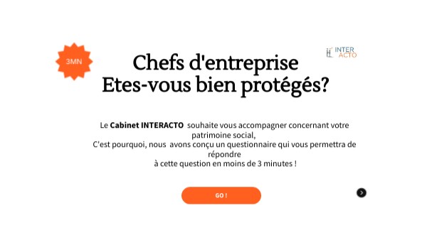 CABINET INTERACTO Chefs d'entreprise Etes-vous bien protégés? | Genially