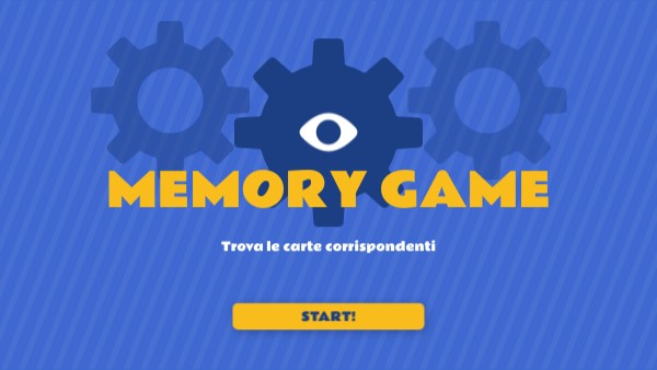 memory game | Genially