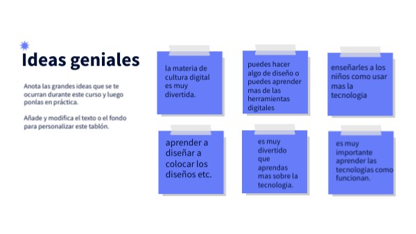 Ideas geniales | Genially