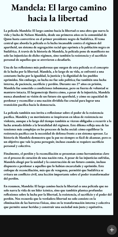Mandela: El largo camino hacia la libertad | Genially