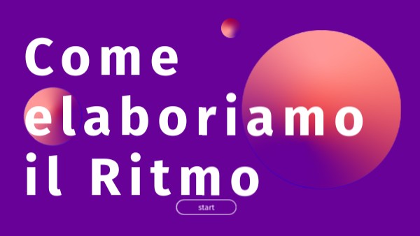 Come elaboriamo il Ritmo | Genially
