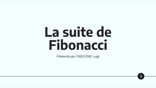 La suite de Fibonacci | Genially