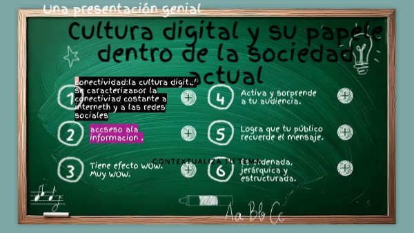 Cultura digital y su papel en la sociedad actual | Genially