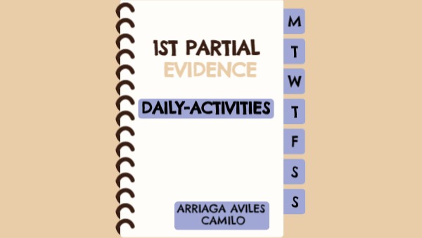 1st partial Evidence | Genially