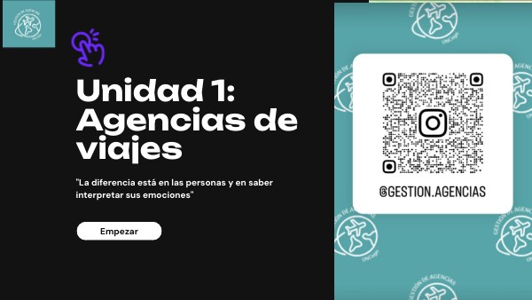 Unidad 1: Agencias de viajes