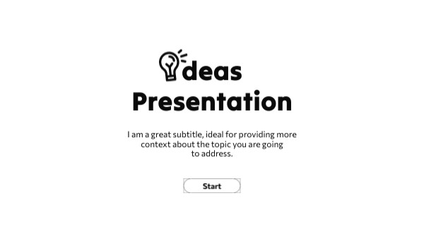 Ideas Presentation