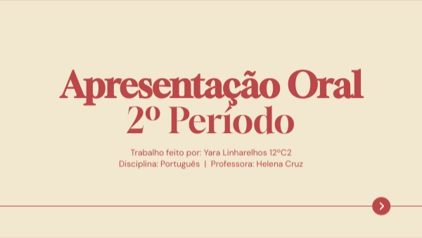 Apresentação Oral 2º Período | Genially