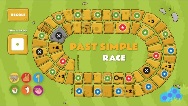 Past simple race | Genially