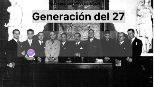Generación del 27 | Genially
