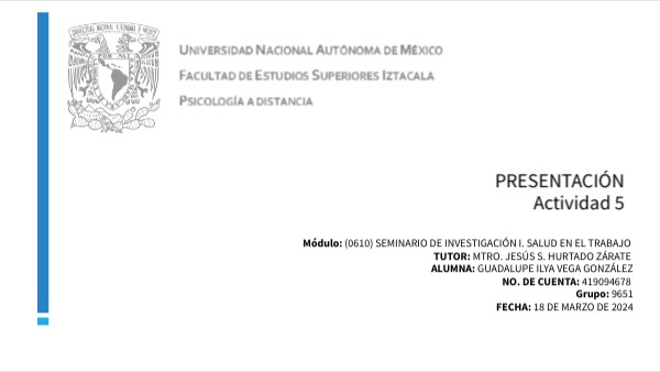 PRESENTACIÓN Actividad 5 | Genially
